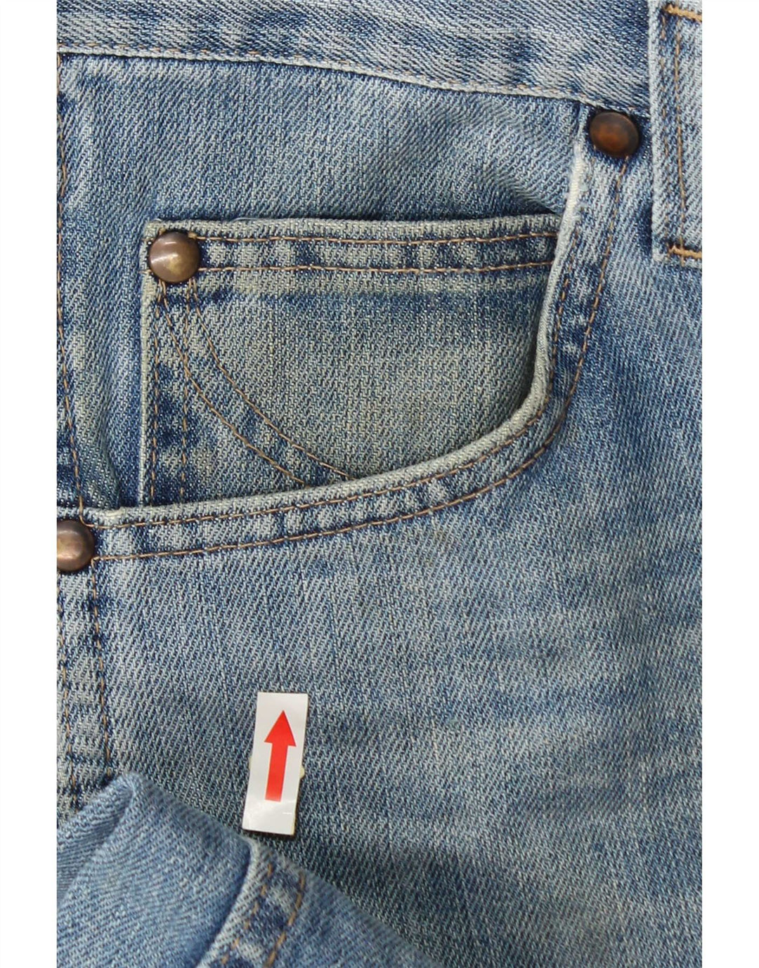 Blugi drepti pentru bărbați Wrangler W36 L30 Bumbac albastru