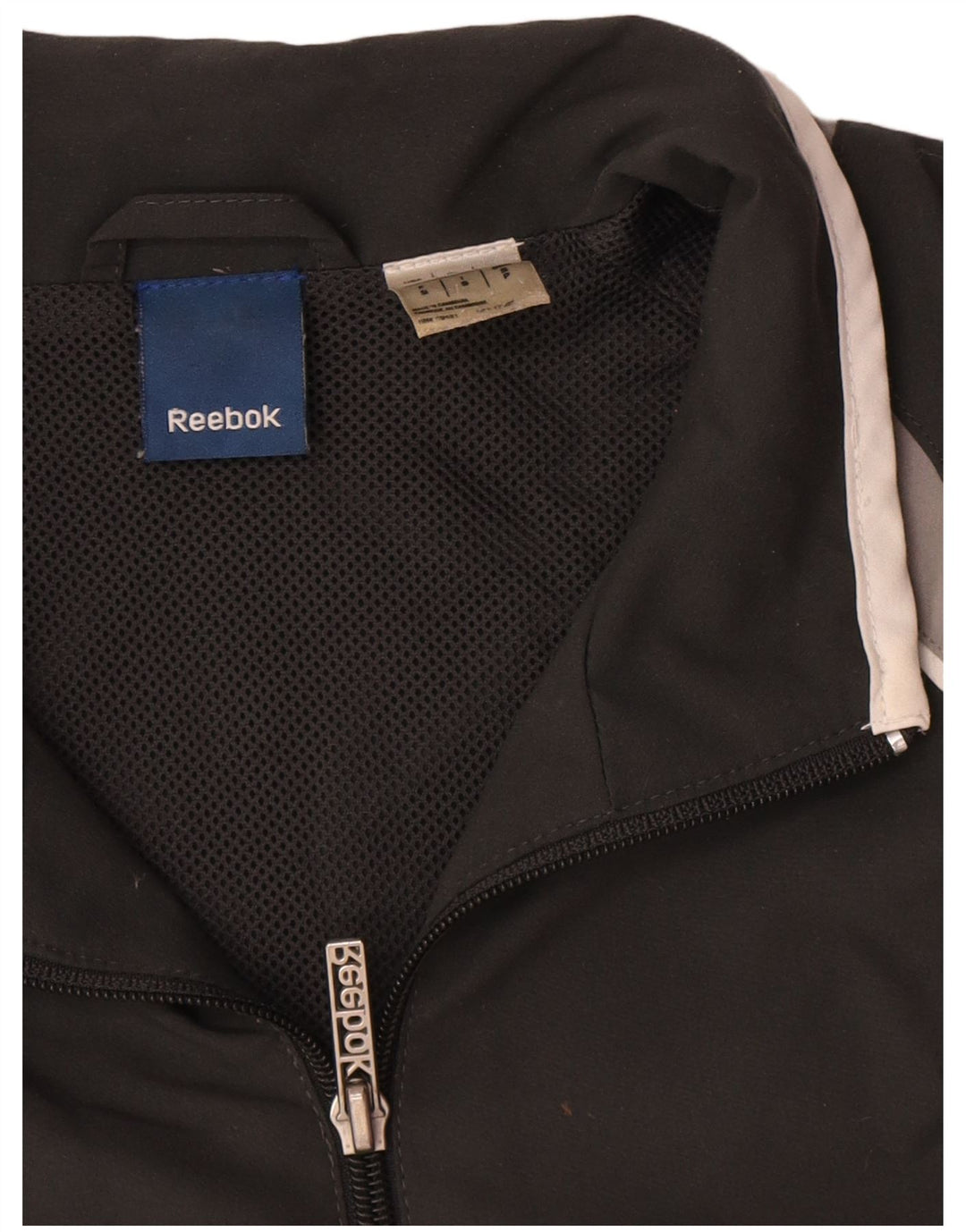 Jachetă de trening pentru bărbați Reebok, negru, poliester color bloc