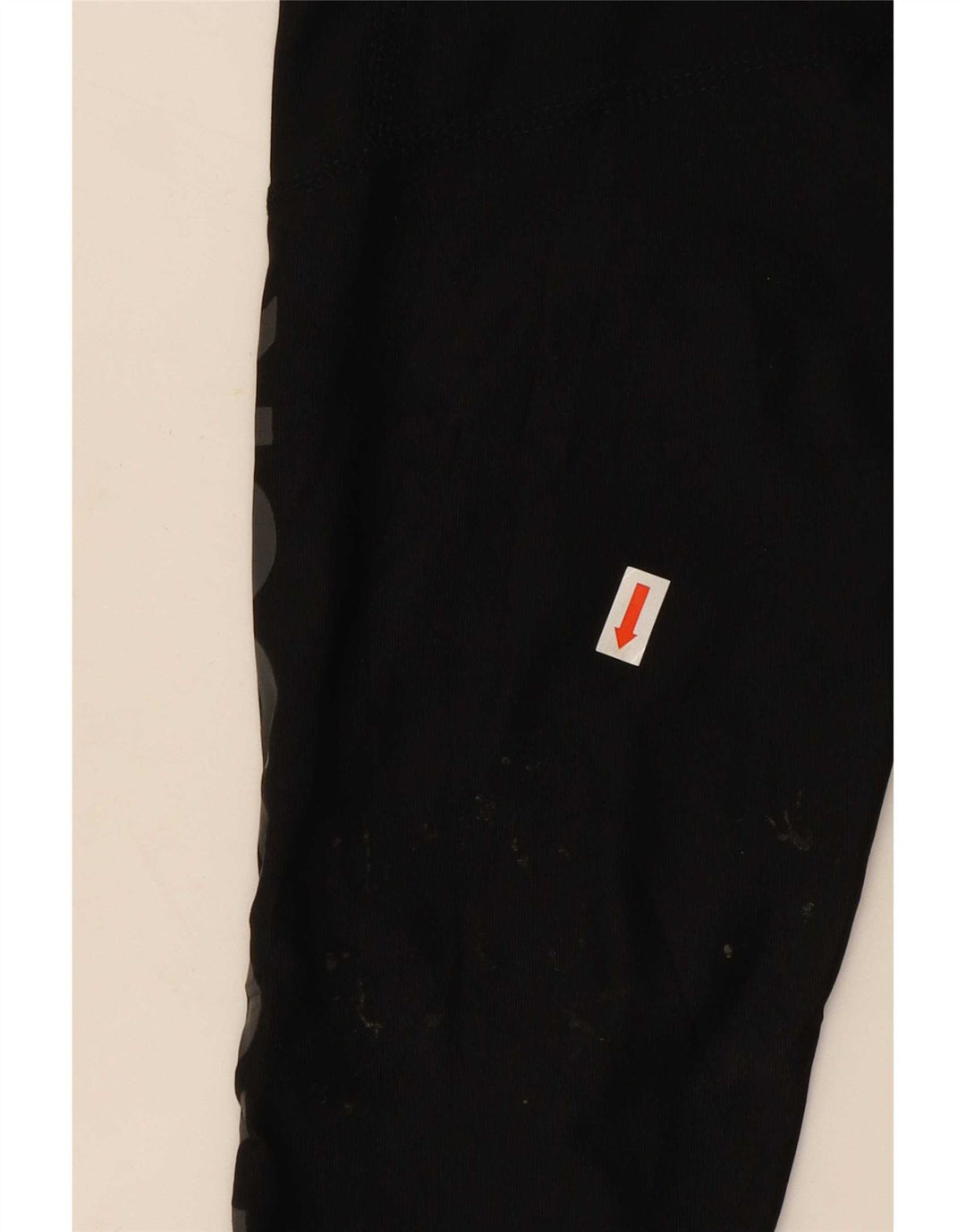 Leggings grafic Reebok pentru femei UK 12 Medium Black