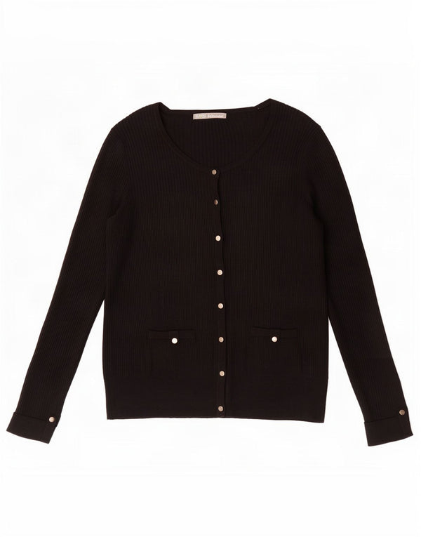 Pulover cardigan pentru femei Marks & Spencer UK 14 Medium Negru