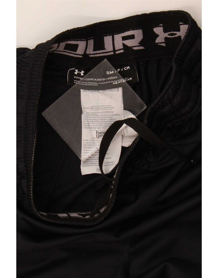 Pantaloni scurți sport Under Armour pentru bărbați, poliester negru mic