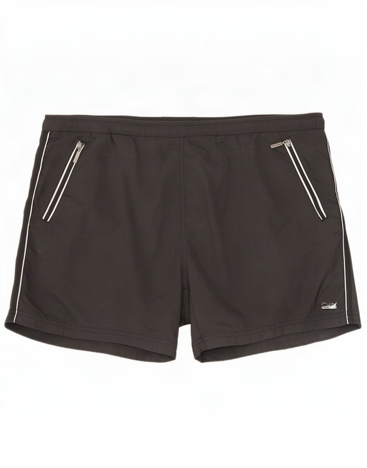 Pantaloni scurți de înot pentru bărbați Hugo Boss, negru mediu