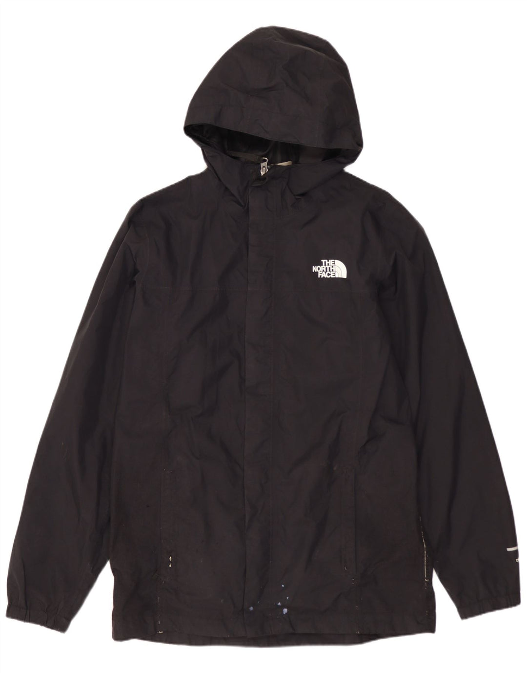 Jachetă de ploaie cu glugă The North Face pentru băieți, 14-15 ani, XL, nailon negru