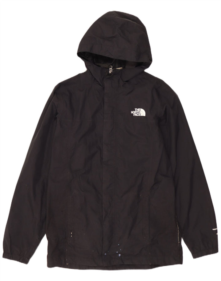 Jachetă de ploaie cu glugă The North Face pentru băieți, 14-15 ani, XL, nailon negru
