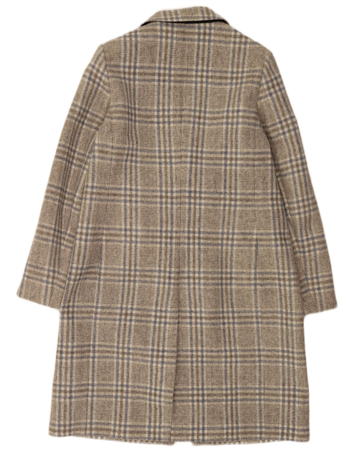 Pardesiu pentru femei Hobbs UK 16, mare, gri acrilic cu carouri