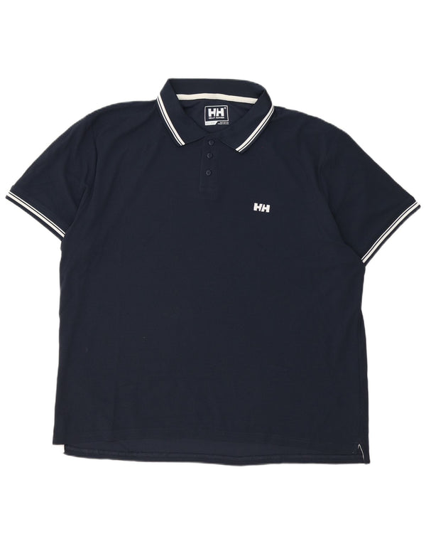 Cămașă polo Helly Hansen pentru bărbați 3XL, poliester bleumarin