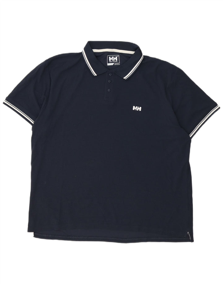 Cămașă polo Helly Hansen pentru bărbați 3XL, poliester bleumarin