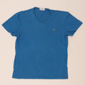 LACOSTE Mens Regular Fit T-Shirt Top Size 4 Medium Blue Cotton Vintage Lacoste and Second-Hand Lacoste from Messina Hembry 