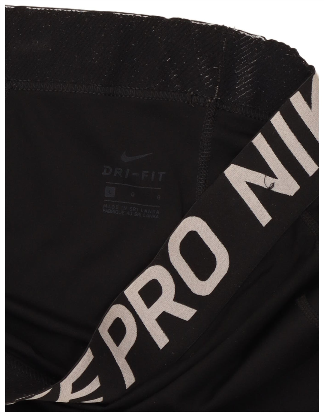 Leggings Nike Dri Fit Graphic pentru femei UK 16 Large Black