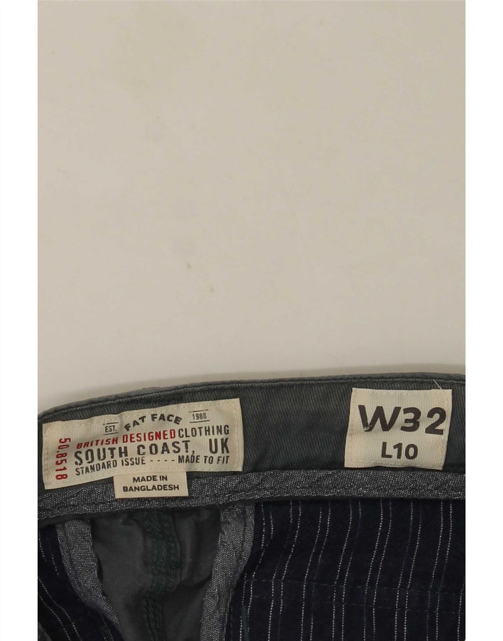 Pantaloni scurți cargo pentru bărbați Fat Face W32, bumbac albastru mediu