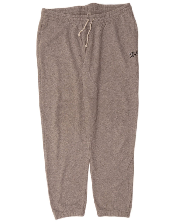 Pantaloni de trening pentru bărbați Reebok Pantaloni de jogging XL, bumbac cu pete gri
