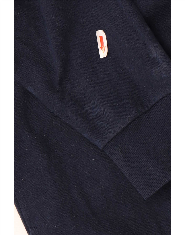 Hanorac grafic pentru bărbați Ellesse Pulover mare din bumbac bleumarin