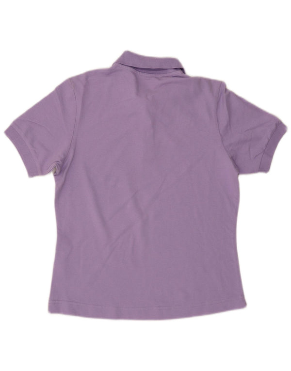 Tricou polo Kappa pentru femei UK 10 Bumbac violet mic