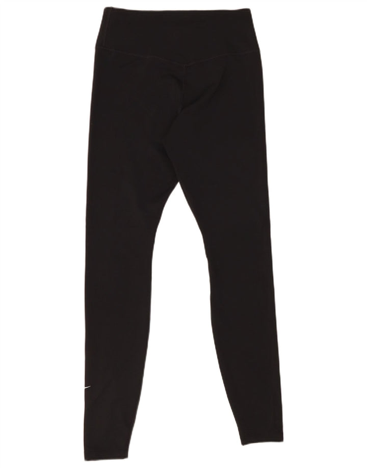 Leggings Dri Fit NIKE pentru femei UK 12 Poliester mediu negru