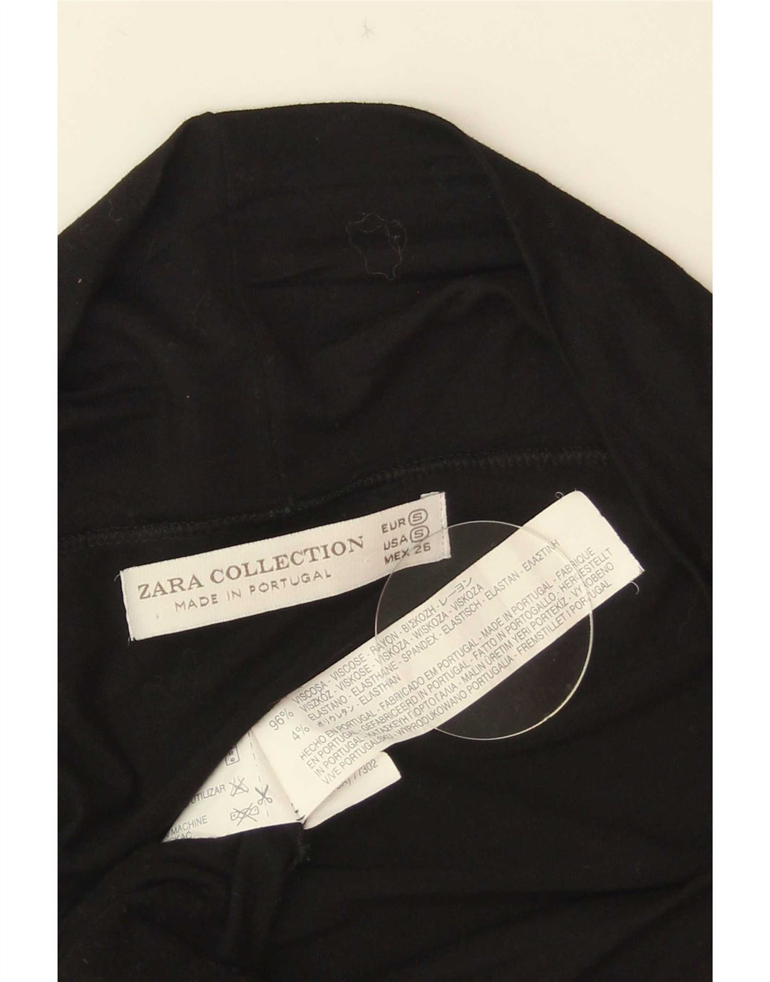 Rochie Bodycon pentru Damă Zara UK 8 Small Black Viscose