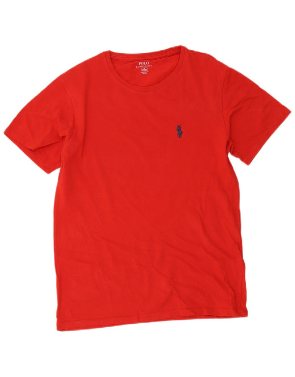 Tricou personalizat Polo Ralph Lauren pentru bărbați Top din bumbac roșu mediu