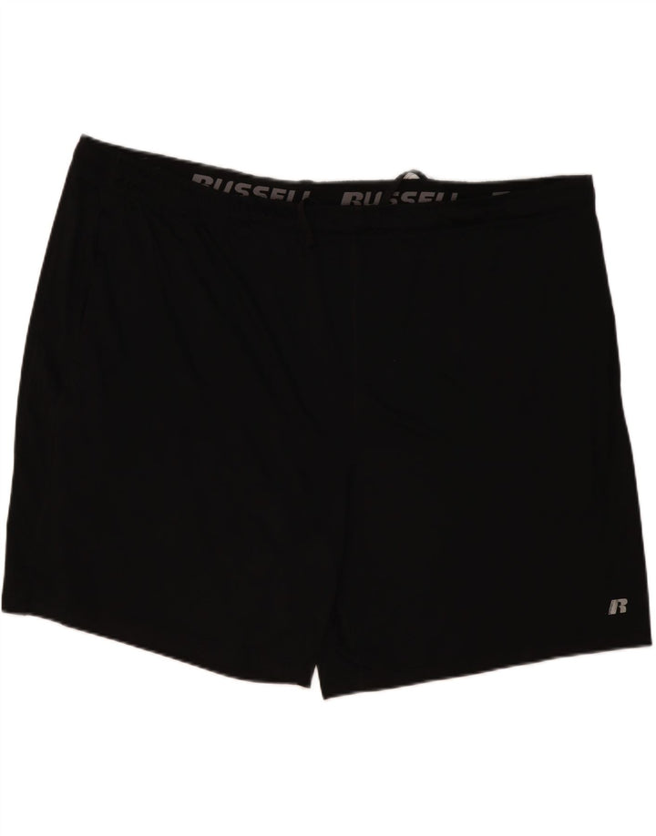 Pantaloni scurți sport Dri-Power pentru bărbați RUSSELL ATHLETIC 3XL poliester negru
