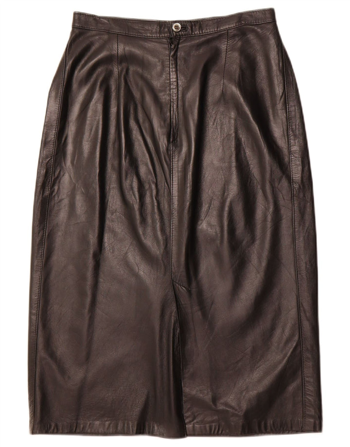 Fusta din piele pentru femei VINTAGE W26 Small Black