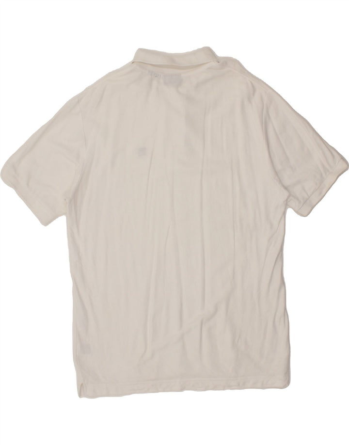 FILA Mens Polo Shirt Large White Cotton Vintage Fila and Second-Hand Fila from Messina Hembry 