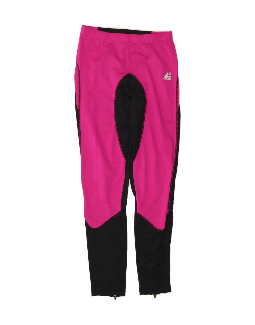 VINTAGE Womens Leggings UK 4 XS  Pink Colourblock Polyester Vintage Vintage and Second-Hand Vintage from Messina Hembry 