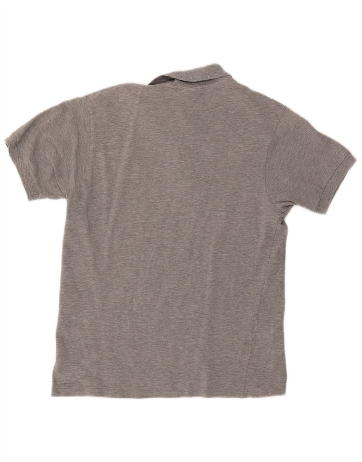 Tricou polo LACOSTE pentru bărbați, mărimea 3, bumbac gri mic