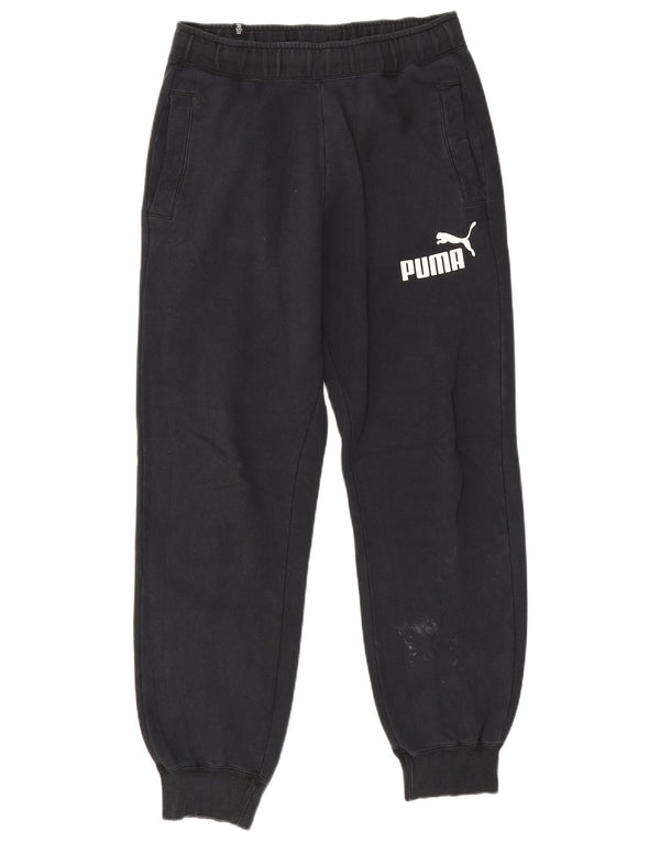 Pantaloni de trening cu grafică Puma pentru bărbați Pantaloni de jogging mici, negru