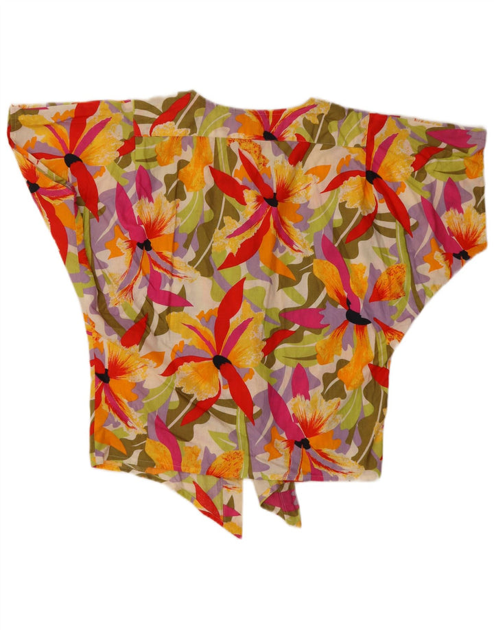 Bluză cămașă cu mânecă scurtă pentru femei Prisma IT 42 Medium Multicolor Floral