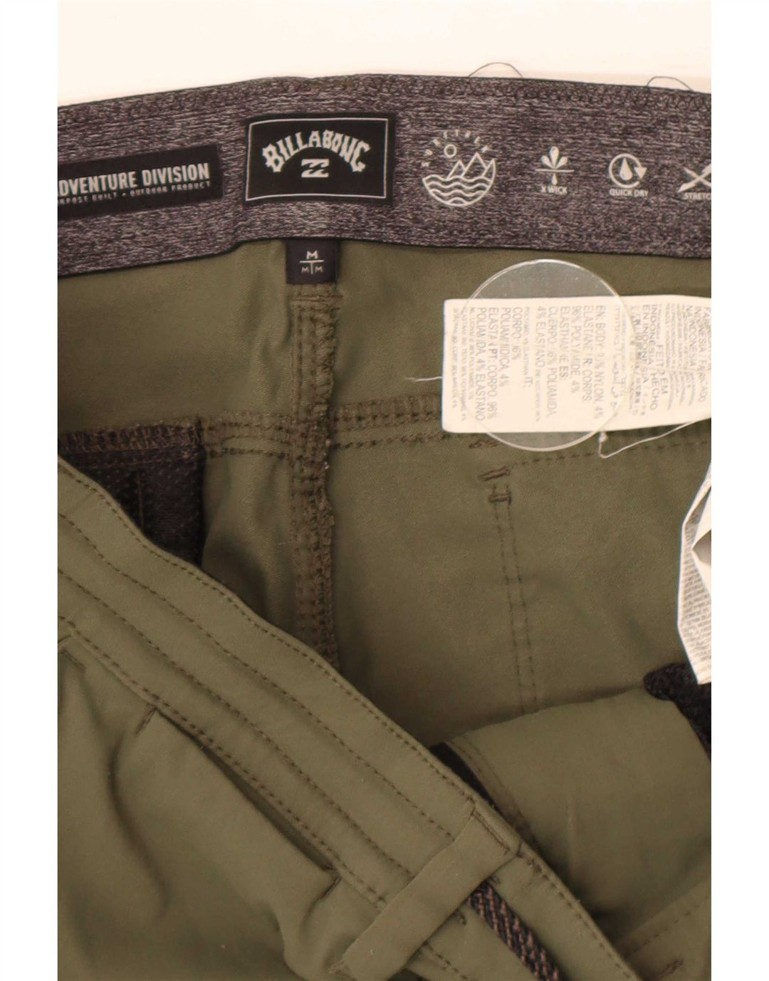 Pantaloni chino slim pentru bărbați Billabong Medium W32 L30 Khaki Nylon