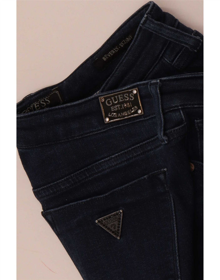 Blugi Guess Beverly skinny pentru femei W28 L29 bleumarin