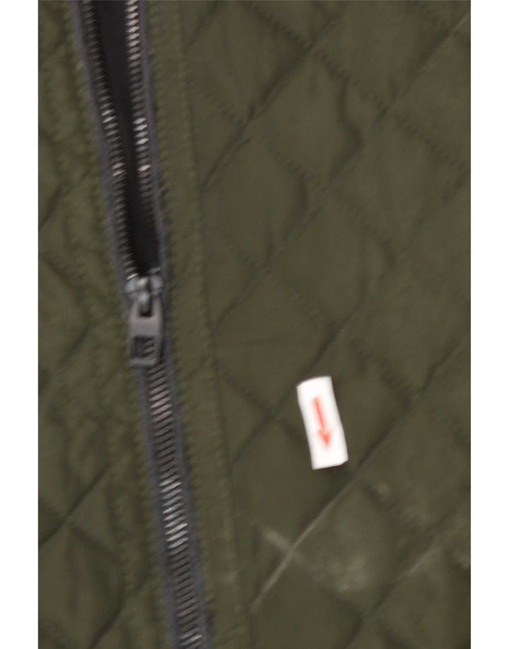 Jachetă matlasată pentru bărbați Zara UK 42 XL Poliester verde
