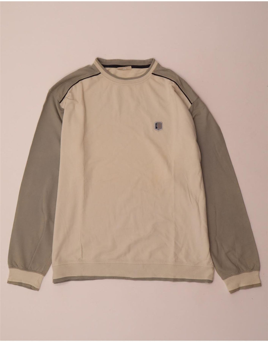 Pulover ASICS pentru bărbați, 2XL, bumbac color bloc alb