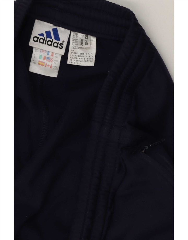 Pantaloni de trening pentru bărbați Adidas XL, poliester bleumarin