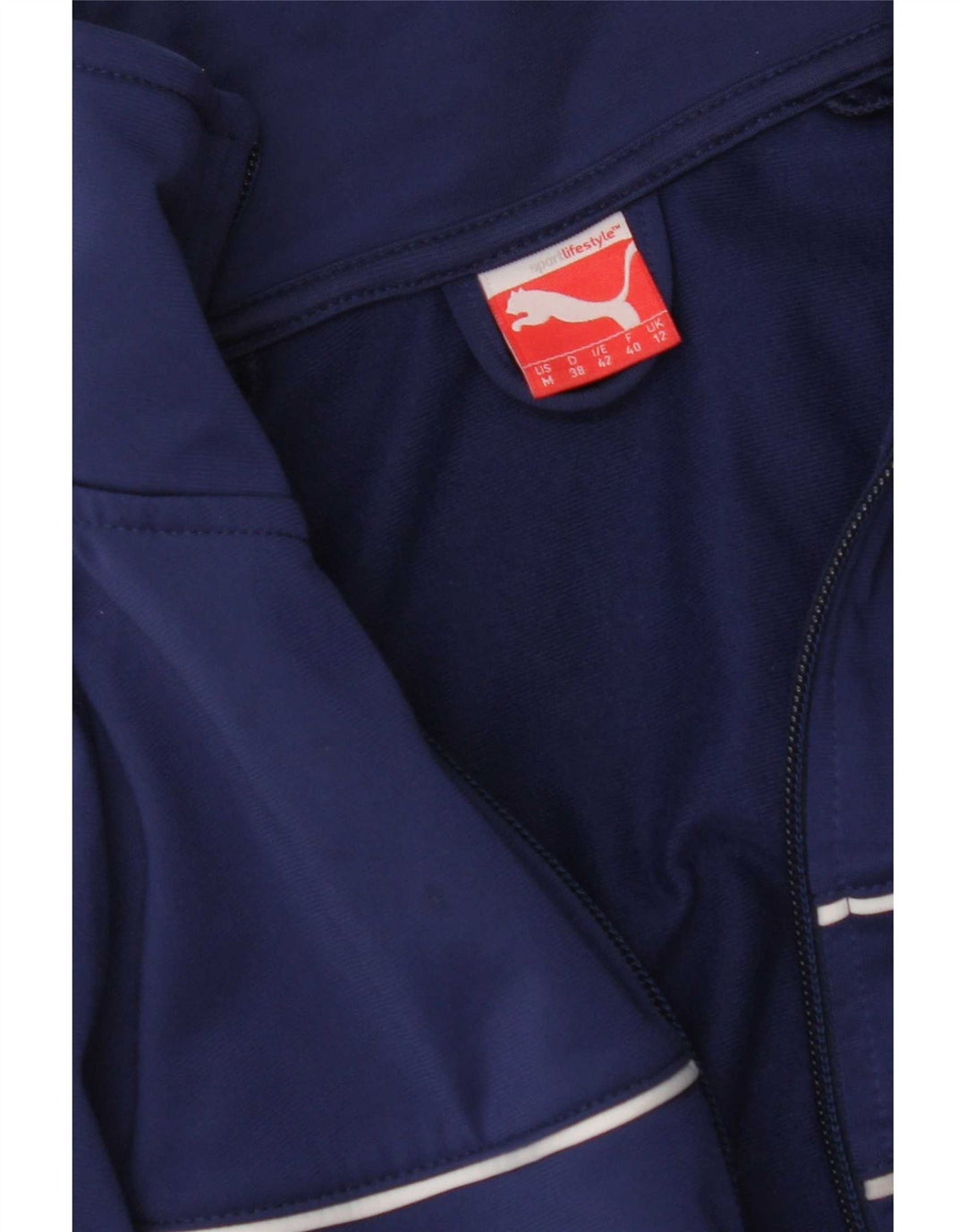 Jachetă de trening Puma pentru femei UK 12 Medium Bleumarin