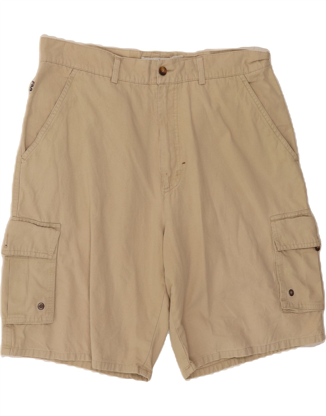 FILA Mens Cargo Shorts W36 Large Beige Vintage Fila and Second-Hand Fila from Messina Hembry 