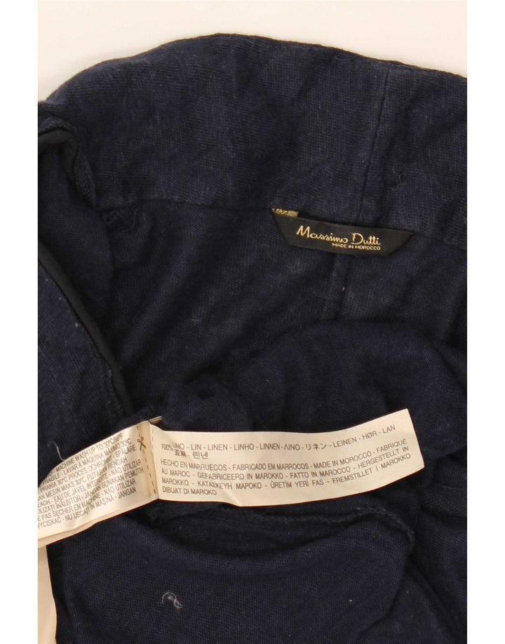 Bluză Massimo Dutti pentru femei, UK 18 XL, in albastru bleumarin