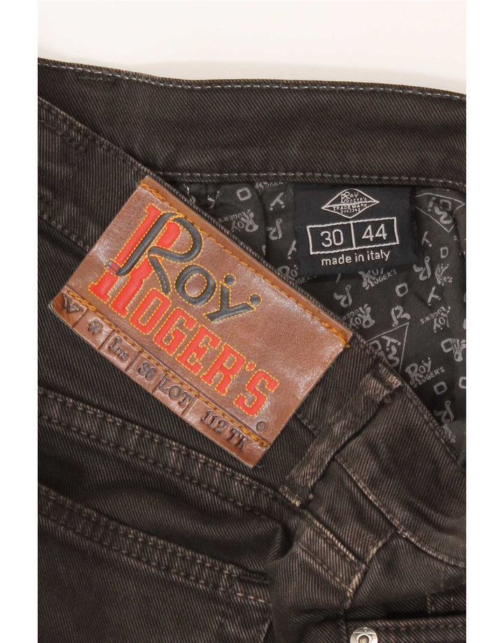 Blugi subțiri pentru bărbați Roy Rogers W30 L29 maro