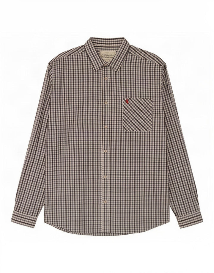 Cămașă pentru bărbați Joules XL Blue Gingham Bumbac