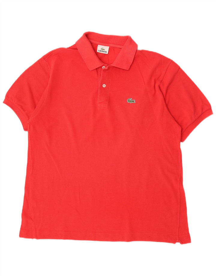 Tricou polo Lacoste pentru bărbați mărimea 5 mare bumbac roșu