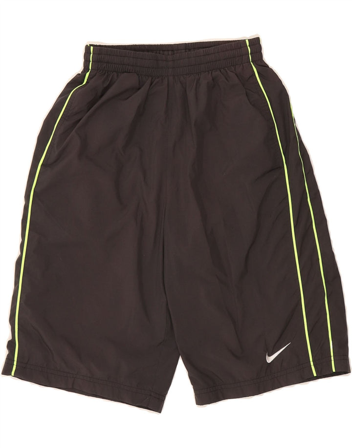NIKE Boys Sport Shorts 12-13 Years Large Grey Polyester Vintage Nike and Second-Hand Nike from Messina Hembry 