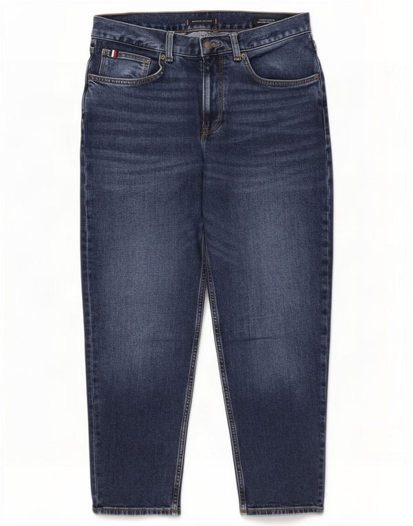 Blugi conici pentru bărbați, Tommy Hilfiger Harlem, cu tăiere relaxată, W32 L30, bumbac albastru