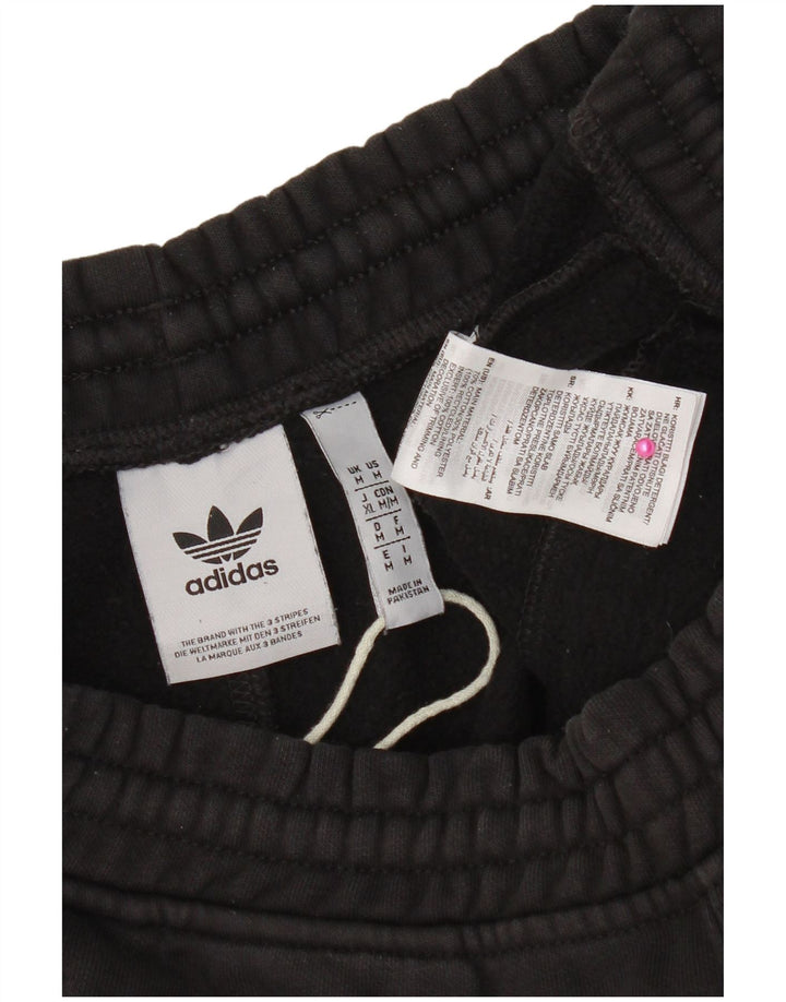 Pantaloni scurți sport pentru bărbați Adidas, bumbac mediu negru