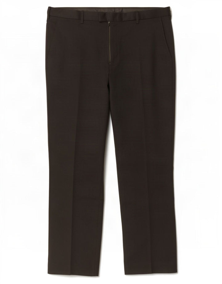 Pantaloni de costum obișnuiți pentru bărbați Marks & Spencer L40 L31 Poliester negru