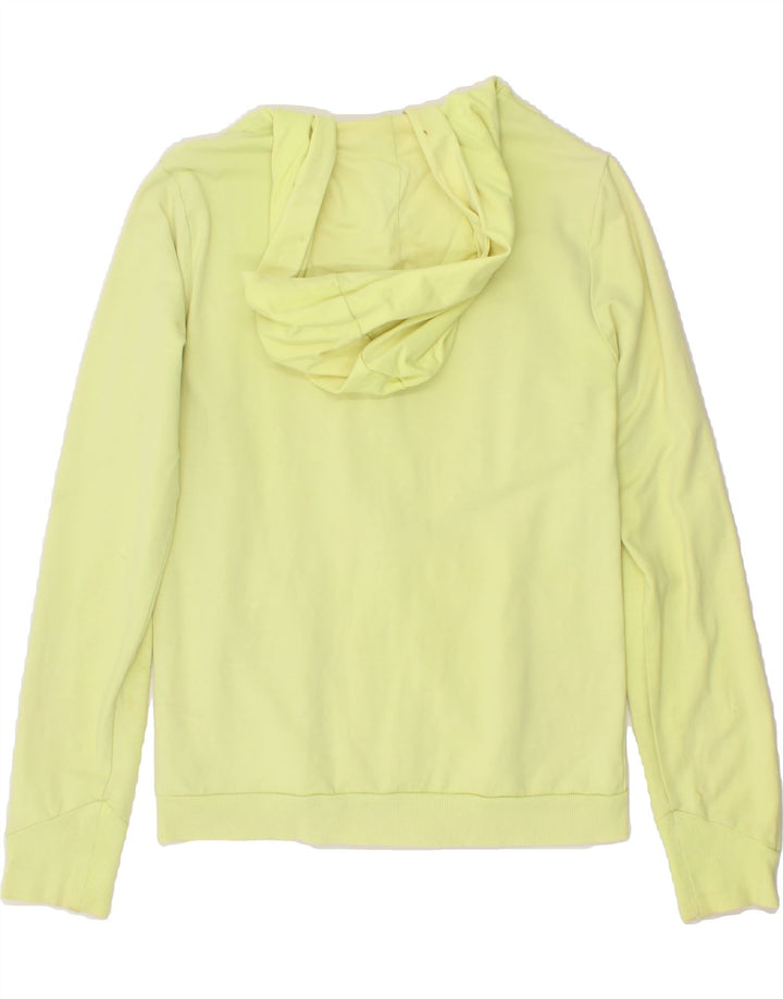 FREDDY Womens Zip Hoodie Sweater UK 10 Small Yellow Vintage Freddy and Second-Hand Freddy from Messina Hembry 