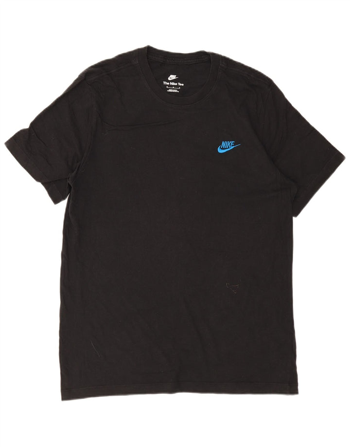 Tricou Bărbați NIKE Top Mediu Negru Bumbac