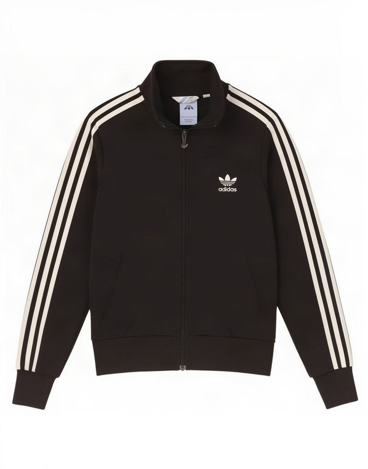 Jachetă de top pentru trening grafic Adidas pentru femei IT 40 Small Black
