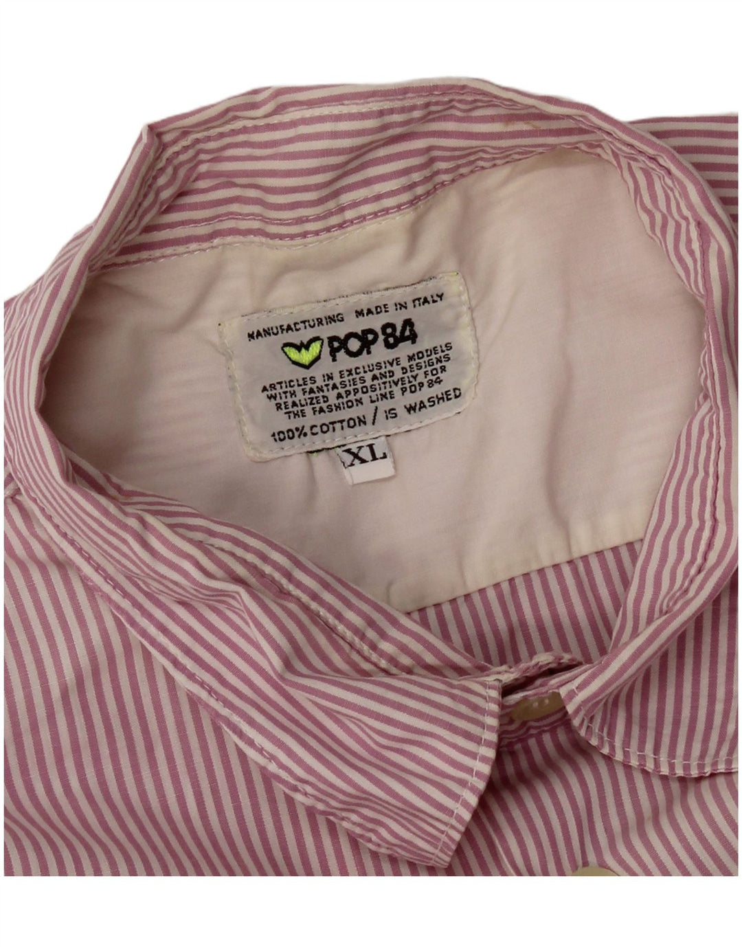 Cămașă pentru bărbați POP 84 XL, purpuriu, bumbac cu dungi