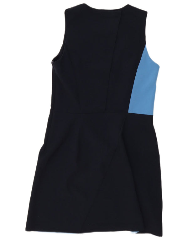 Următorul Rochie teacă fără mâneci pentru femei UK 14 mare bleumarin Colorblock