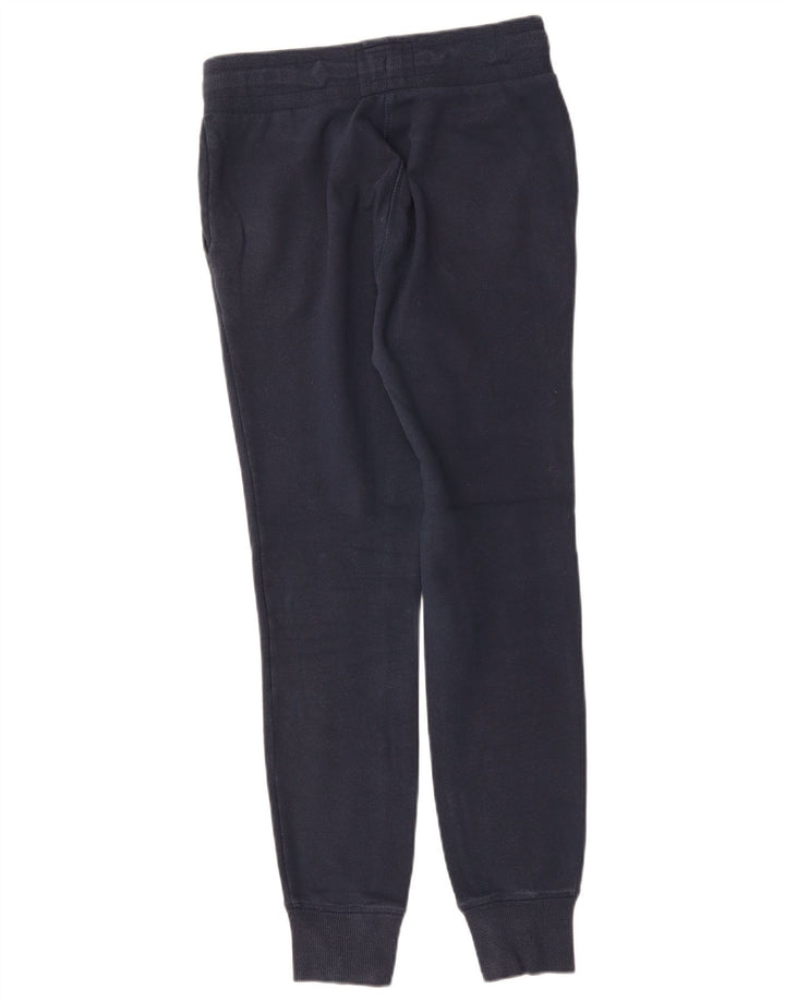 JACK WILLS Pantaloni de trening grafic pentru femei Pantaloni de jogging UK 8 Mic Bleumarin