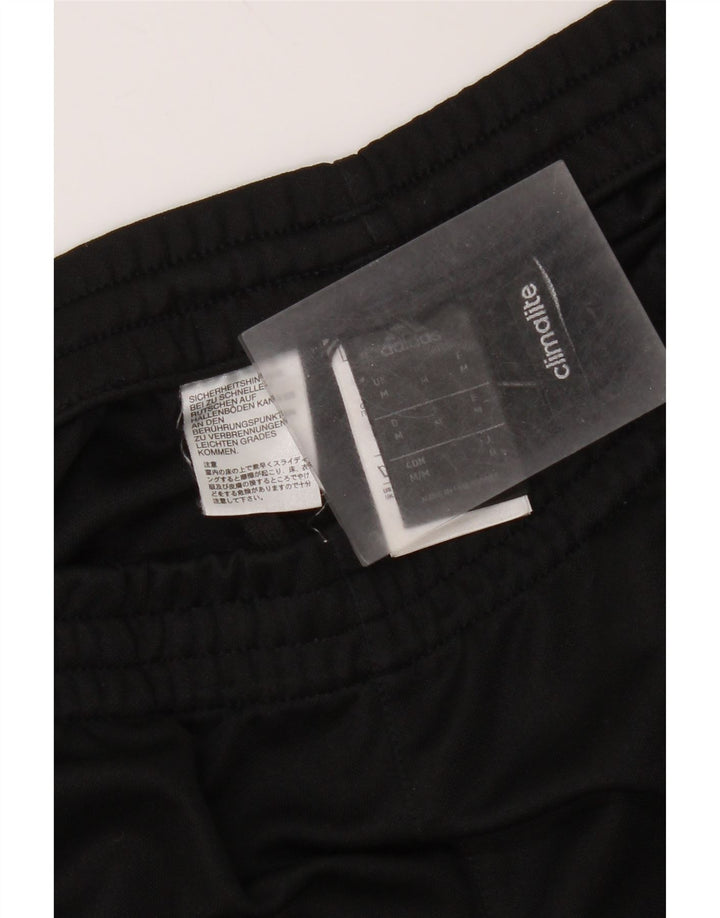 Pantaloni de trening Adidas Climalite pentru bărbați, poliester mediu negru