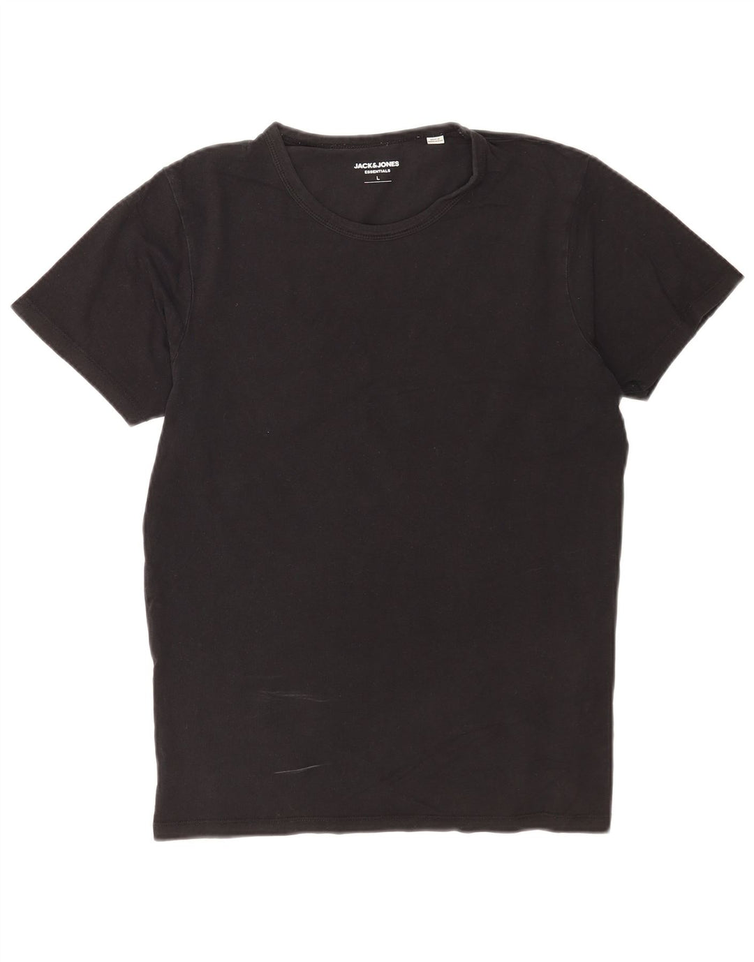 Tricou Jack & Jones pentru bărbați Top mare din bumbac negru